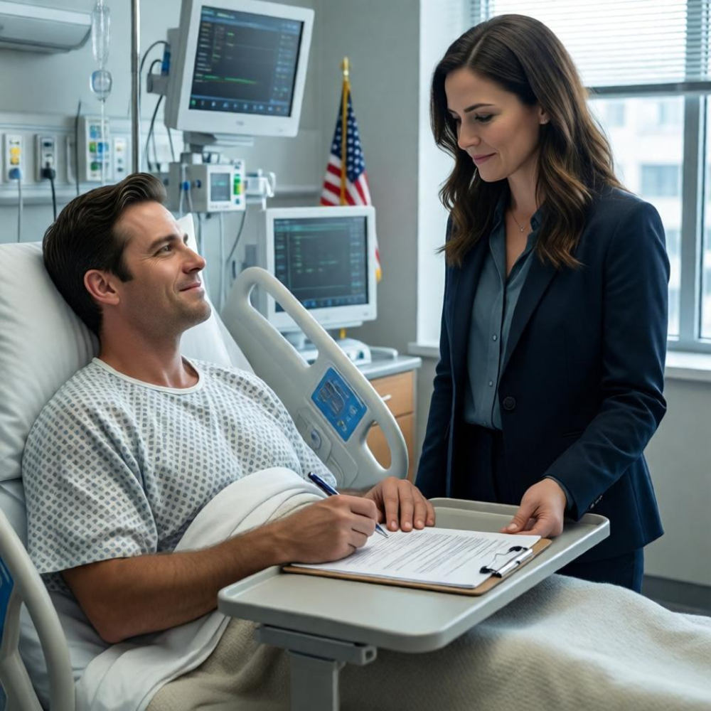 LA-My wife handed me the divorce request right in the ICU: “sign it, i want a perfect husband, not a burden in a wheelchair.” i signed immediately and gave a cold smile. “pay your own hospital expenses,” she said. i just replied, “okay.” she doesn’t know the name on the paper…