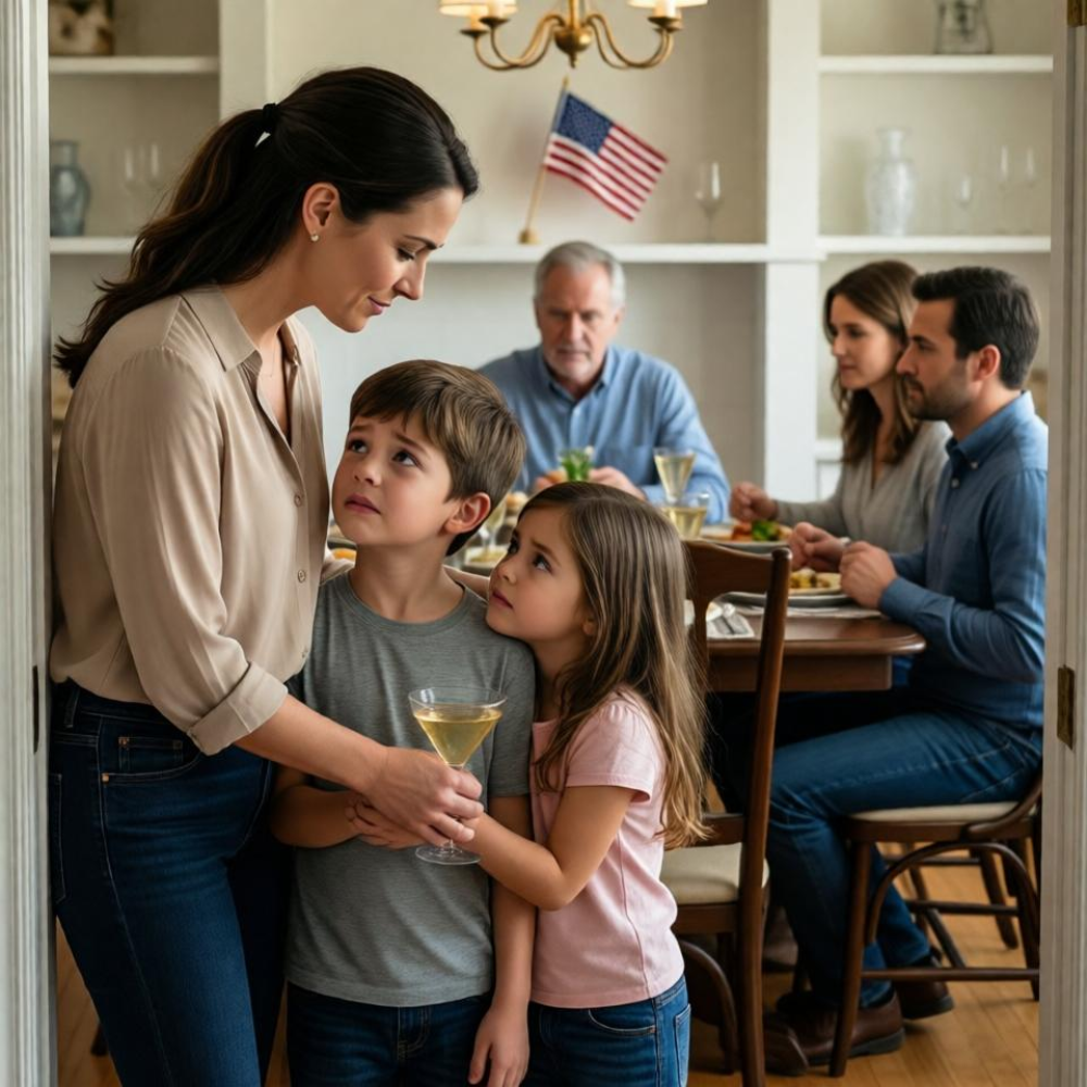 LA-I stepped into the family brunch with my kids. my dad looked right at me and said, “this day was going fine—until now.” my son turned to me and said, “are we not wanted?” i kissed his head and said, “let’s go.” that evening, i made a decision. an hour later, the group chat was in flames…