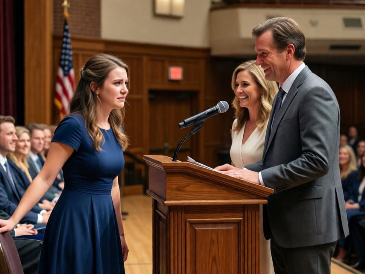 LA-At my brother’s graduation, my parents said into the mic: “our son made us proud. the second child… not exactly.” the hall burst out laughing. “seriously?” i said. my father just chuckled and looked away. i walked out. six years later, mom texted: “come home. your brother has…”