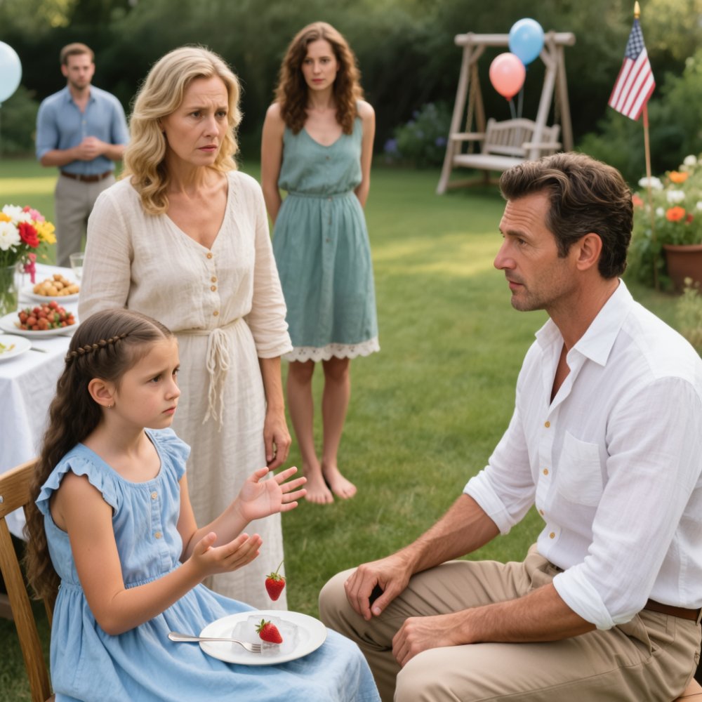 LA-“That dress is from a regular store,” my sister-in-law said, loud enough for guests to hear. my daughter’s hands went still. my husband looked at her once, said five words—and the table went silent…