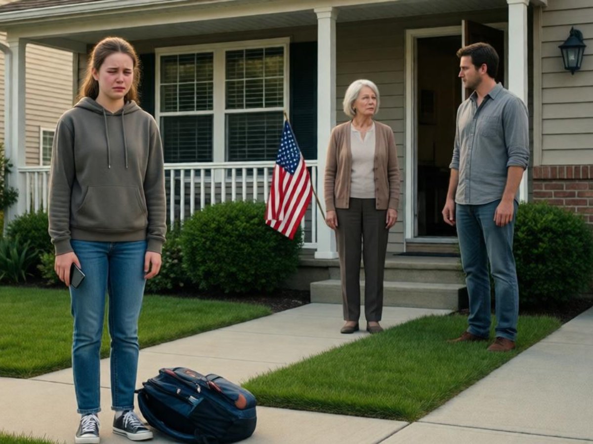 LA-While i was away on a trip, my brother made my 14-year-old daughter leave my parents’ house, and she ended up waiting alone on the sidewalk. when i called them in shock, my mom calmly said, “you and your daughter simply don’t belong here anymore.” that moment, i quietly stopped covering her loan payments and household bills. now they’re panicking—because the bank has started foreclosure proceedings on their home… and soon they may have nowhere to live.