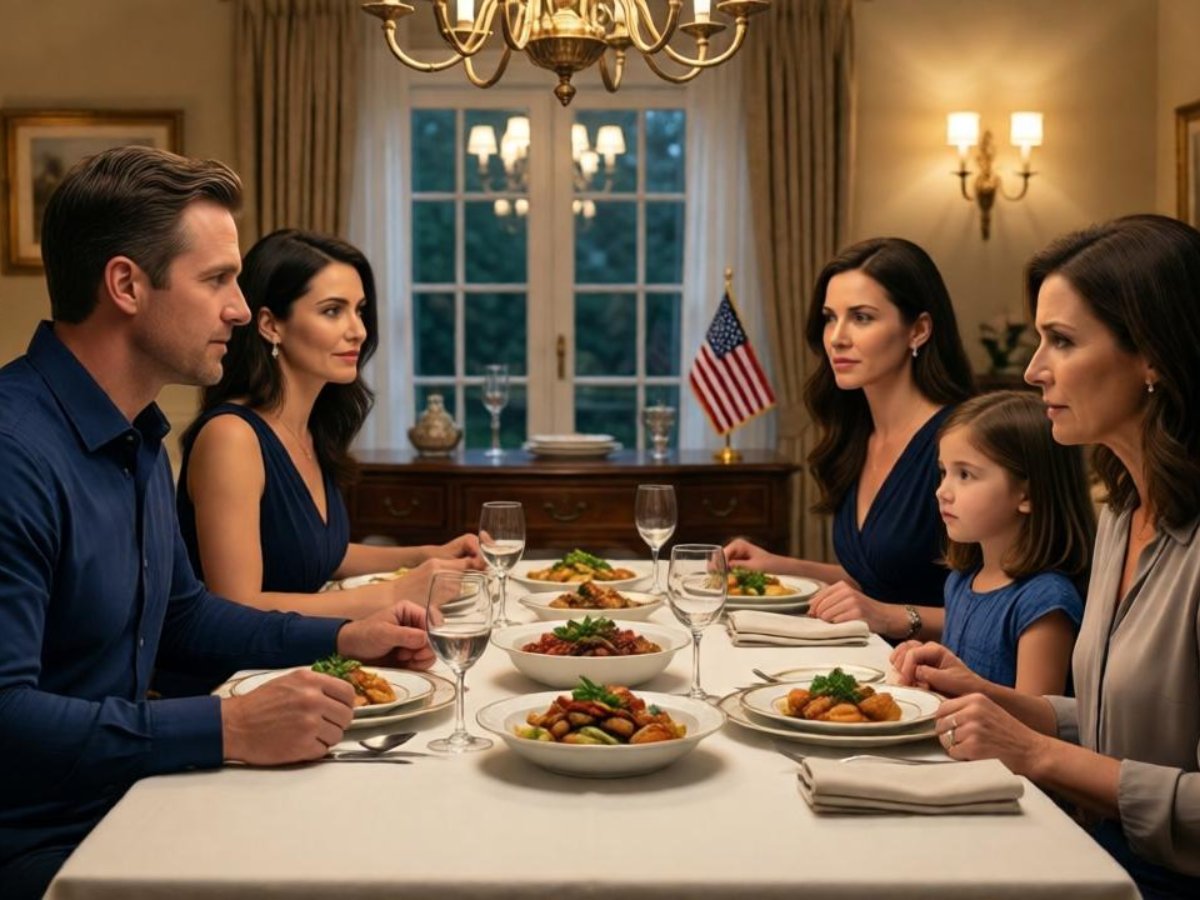 LA-“That dress is from a regular store,” my sister-in-law said, loud enough for guests to hear. my daughter’s hands went still. my husband looked at her once, said five words—and the table went silent…