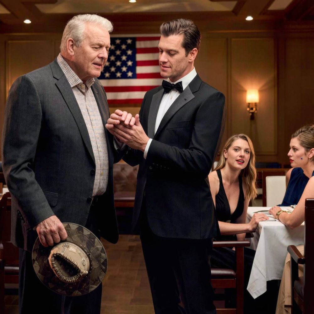 LA-I arrived at my son’s engagement dinner. I overheard my future daughter-in-law whisper to her mother: “that dirty old farmer.” I turned to leave, but my son grabbed my arm and murmured: “stay calm. I already have a plan.”