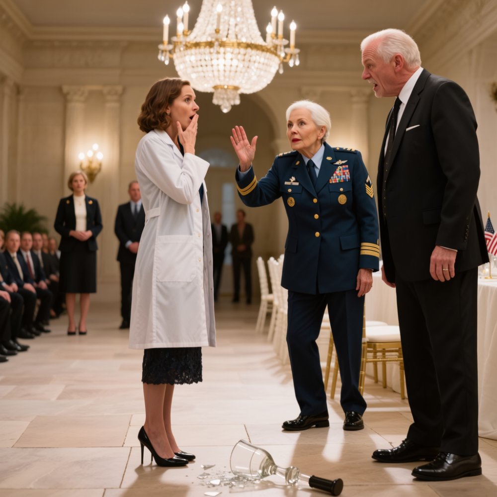 LA-At my award ceremony, my stepfather slapped me across the face—and split my lip—as i helped a general to her seat. he screamed, “you’re still gutter trash playing doctor! you’re nobody!” as the surgeon general watched in horror, the 4-star general stood, furious, and said, “she’s no trash—she’s the surgeon who…”