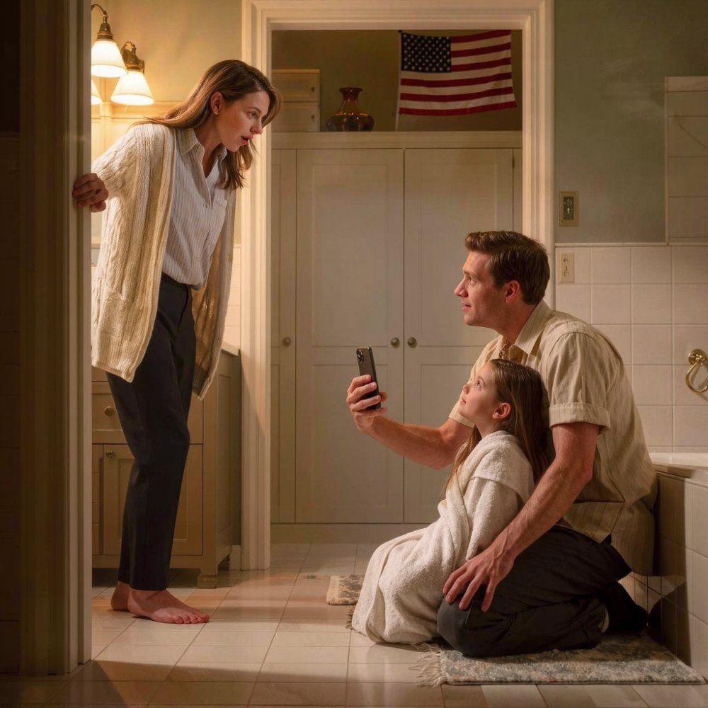 LA-My husband and i had given up on fertility treatments and decided to adopt a 4-year-old girl. one day, while my husband was bathing her, i suddenly heard him shouting, “get in here! now!” i rushed into the bathroom, and he said in a trembling voice, “we have to call the police—” the moment i saw what was there, i was speechless…