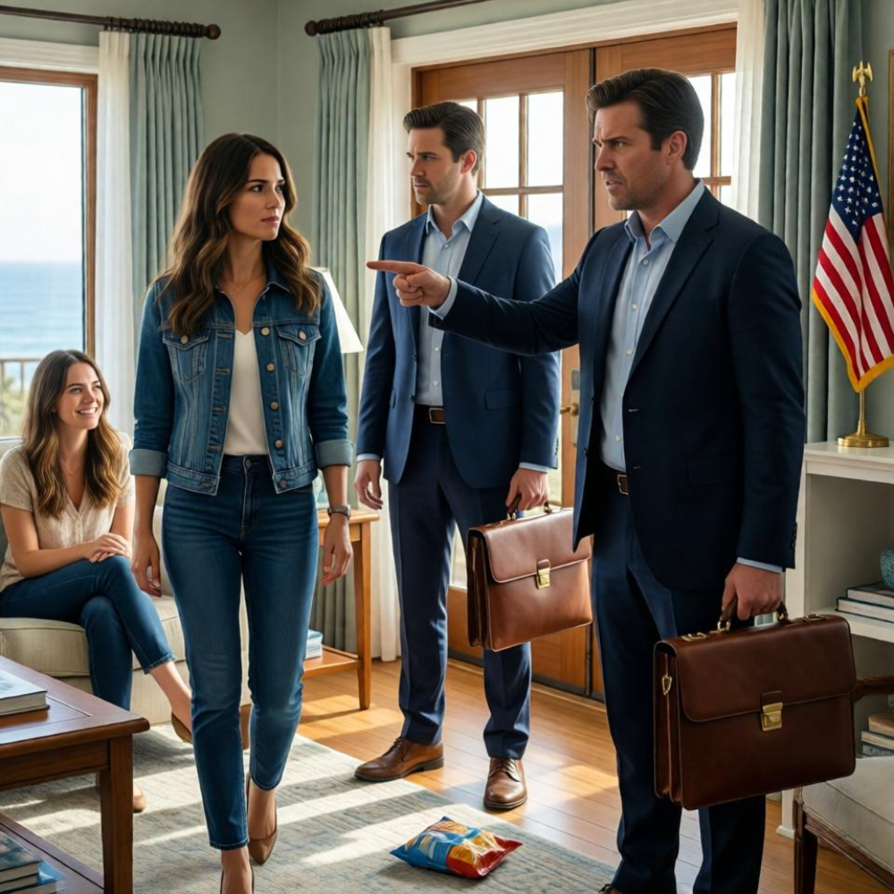 LA-When i arrived at my $520k beachfront mansion, my sister’s family had taken it over. my sister’s husband pointed at the door and yelled, “this is my house, get out!” my sister burst out laughing. i said, “you’re the ones who need to leave,” and boldly walked into the living room with a man in a suit—and the place fell silent.