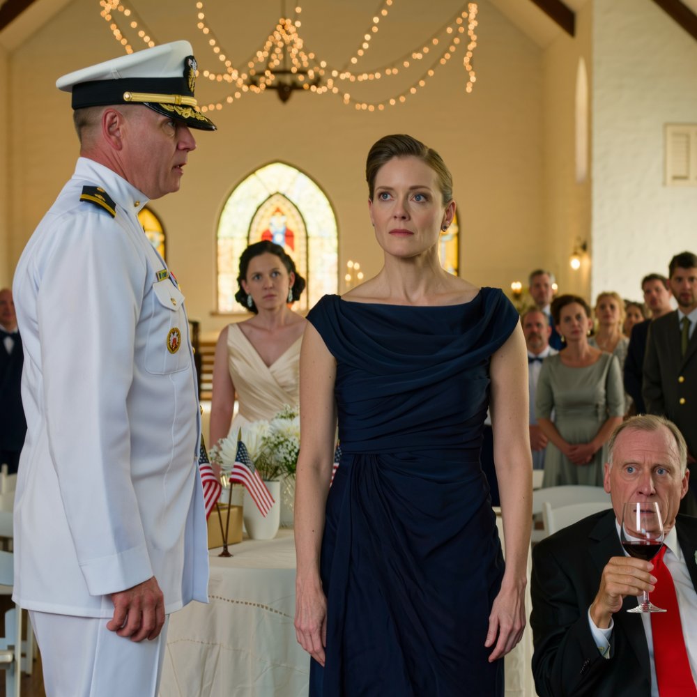 LA-“Ladies and gentlemen, here’s the disgrace of our family,” my dad laughed so the whole wedding could hear. then a guest froze. “wait… aren’t you admiral hayes?” i nodded. “yes. i am.” dad choked on his wine.