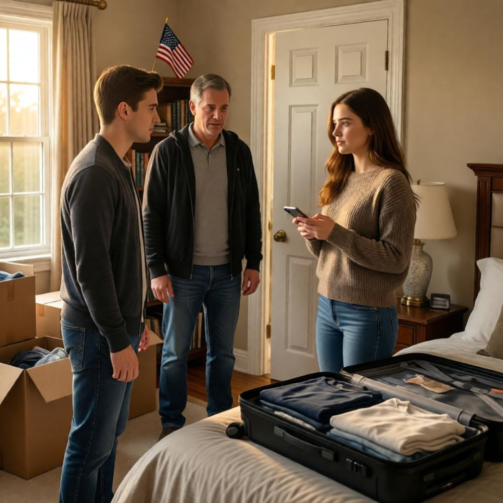 LA-At dinner, my parents cut off my education until i apologize to their golden boy. i said one word: “alright.” by sunrise, my room was packed. my brother turned white: “please tell me you didn’t send it.” dad stopped smiling. “send what?”