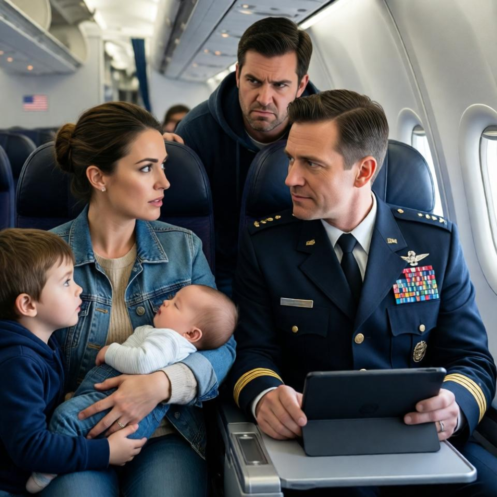 LA-A single mom was harassed on a plane—she had no idea the man beside her was a senior air force officer.