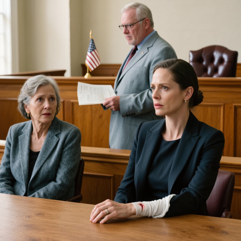 LA-“She can’t hold a cup. She can’t keep a job,” my aunt told the court. She filed for conservatorship. She submitted a report from a psychologist who doesn’t exist. The court appointed a real one. He sat in the gallery. He watched me all morning. Then my sleeve shifted. He saw the scar. His pen stopped. “she dragged me out with that arm…”