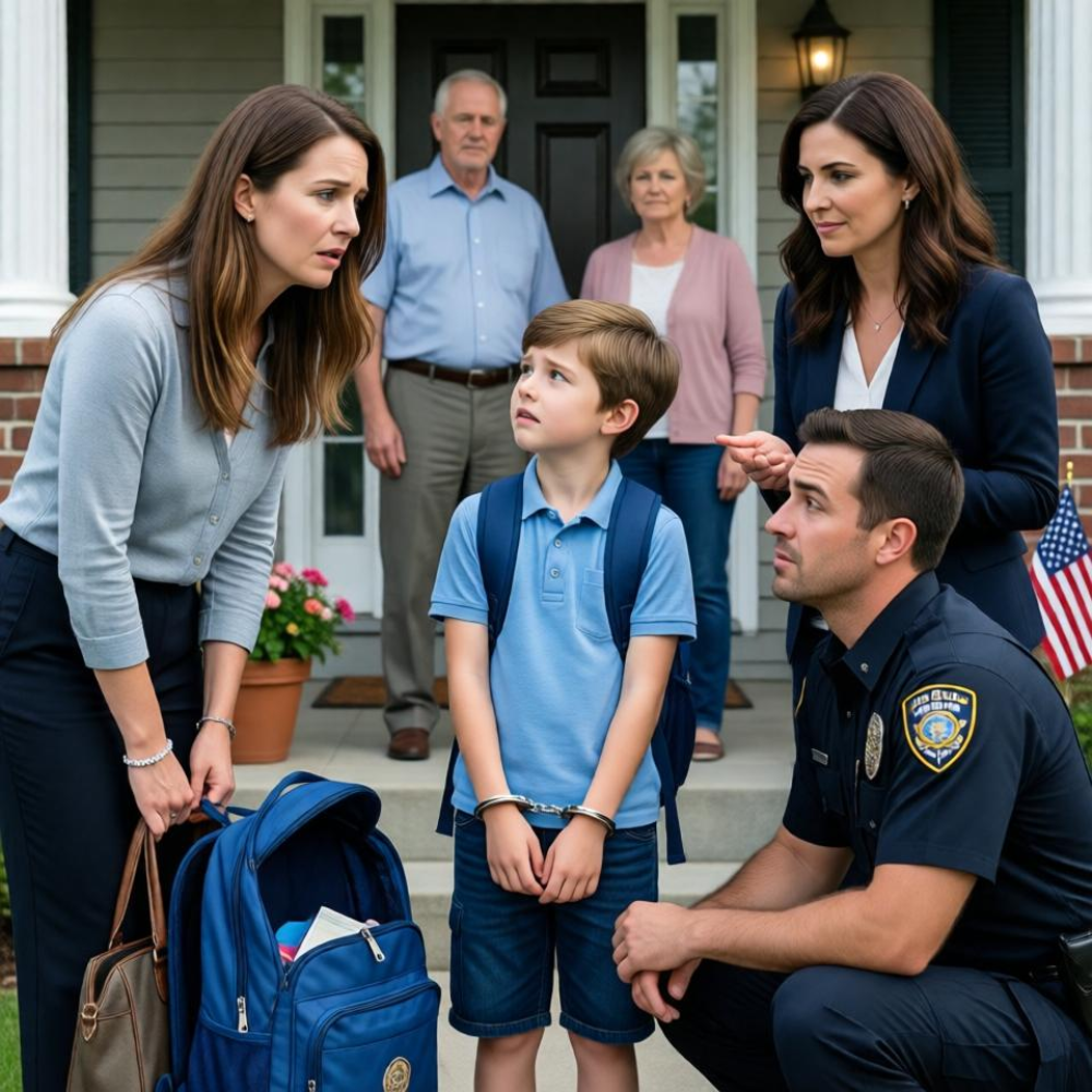 LA-My sister had the police drag away my 11-year-old son in handcuffs over a false blame. my parents watched and did nothing. “don’t react, sweetheart. spoiled kids deserve that.” i didn’t say a word—but what i did next destroyed all their careers…