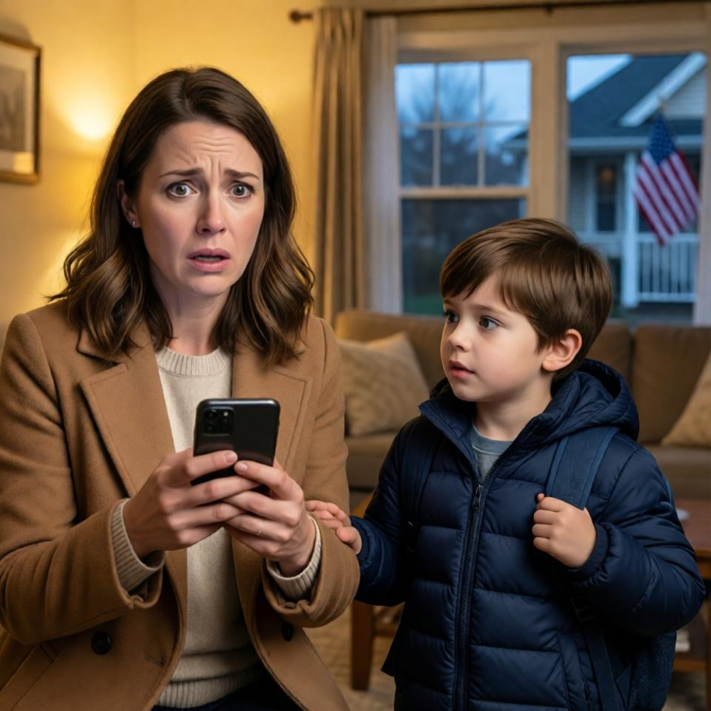 LA-After i dropped my husband off at the airport for his business trip, my eight-year-old whispered, “mom… we can’t stay home. i heard dad planning something bad for us.” so we hid. ten minutes later, i froze… when i saw…