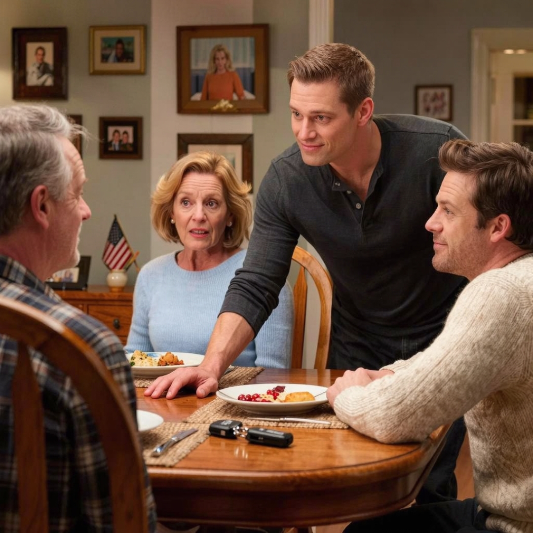 My stepdad leaned back with that smug little grin and said, “You’ll never be half the man your stepbrother is.” I pushed back my chair, stood up, and answered, “Good. Then let him pay your bills, because I’m done.” The room went still. My mother looked at me like I had lost my mind and said, “What are you talking about? We haven’t seen a cent from you.” I almost laughed, because that was exactly the lie they had all been living on.