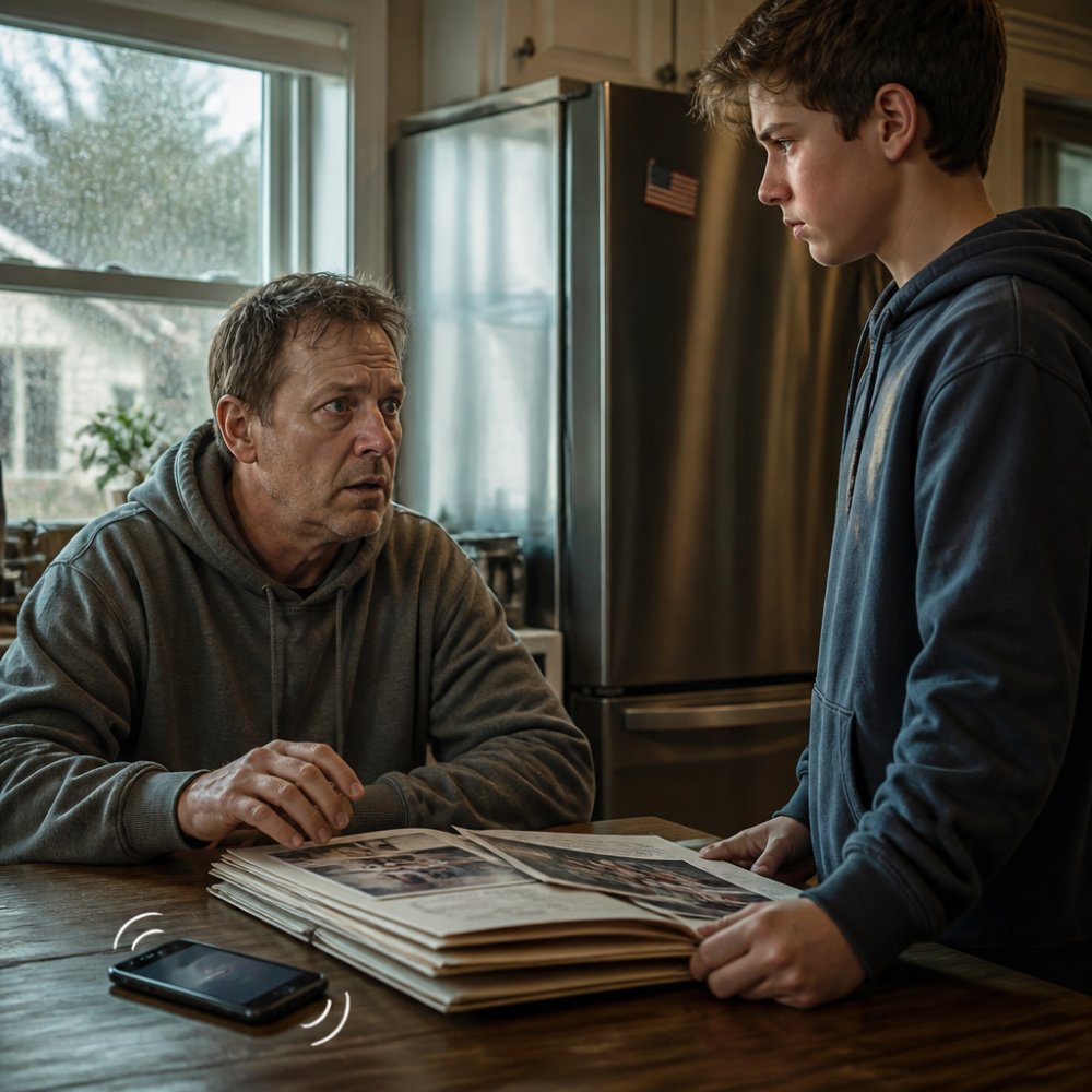 LA-My wife stole our life savings and vanished with her criminal boyfriend. I was shattered — until my 12-year-old stepson smiled and said, “dad, don’t worry. I handled it.” Days later, my wife called screaming.