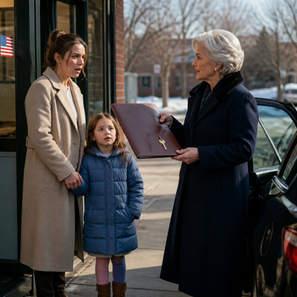 LA-My wealthy grandmother saw me and my 6-year-old daughter at a family shelter. She asked, “Why aren’t you living in your house on Hawthorne Street?” I was stunned. “What house?” Three days later, I arrived at a family event, and my parents went pale…