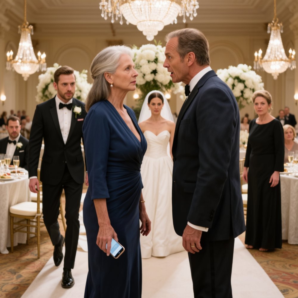 LA-My future daughter-in-law’s family mocked me in front of 500 people at my son’s wedding. They said i was the trash of humanity, that i was lucky just to breathe the same air as them. I stood up, called off the wedding, and walked out. My son followed me, leaving the bride behind. Then i pulled out my phone and called my assistant…