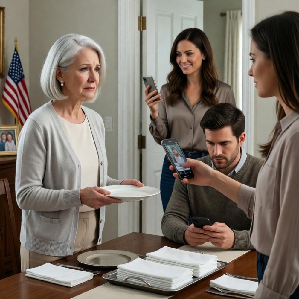 LA-While I set the table, my daughter-in-law filmed me and posted: “Our live-in maid-good for something.” My son left a laughing emoji. I walked out without a word. The next morning, she texted, “Why’s my card declined?” I didn’t hesitate…