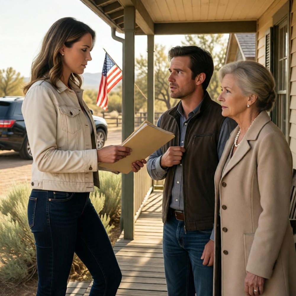 LA-On his mother’s orders, my husband left me “sick, weak, and barely breathing” at my grandmother’s remote ranch. one year later, he returned for the inheritance — and went pale at what he found waiting for him.