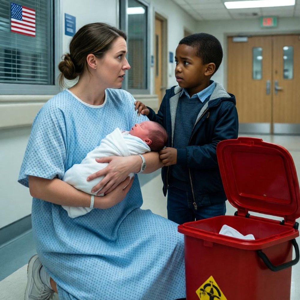LA-My husband’s family threw my newborn baby in the trash because she was born with deformities. “God doesn’t want defective children,” my mother-in-law said. My husband watched. Then my 7-year-old stepson ran to me crying and said, “Mommy, should I tell you what daddy did to my real mommy’s baby?” The hospital room went dead silent.