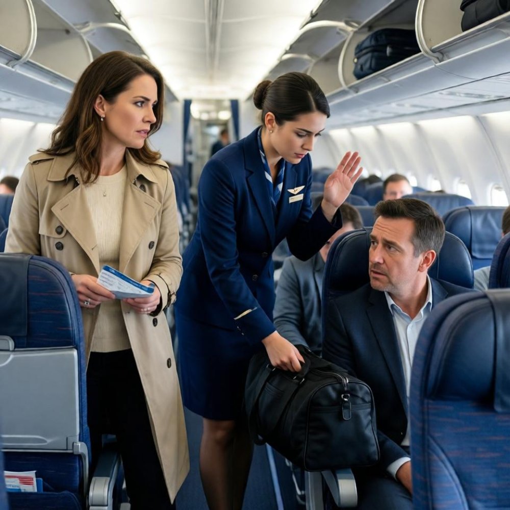 LA-She refused to sit on her seat… what they found under it delayed the entire flight.
