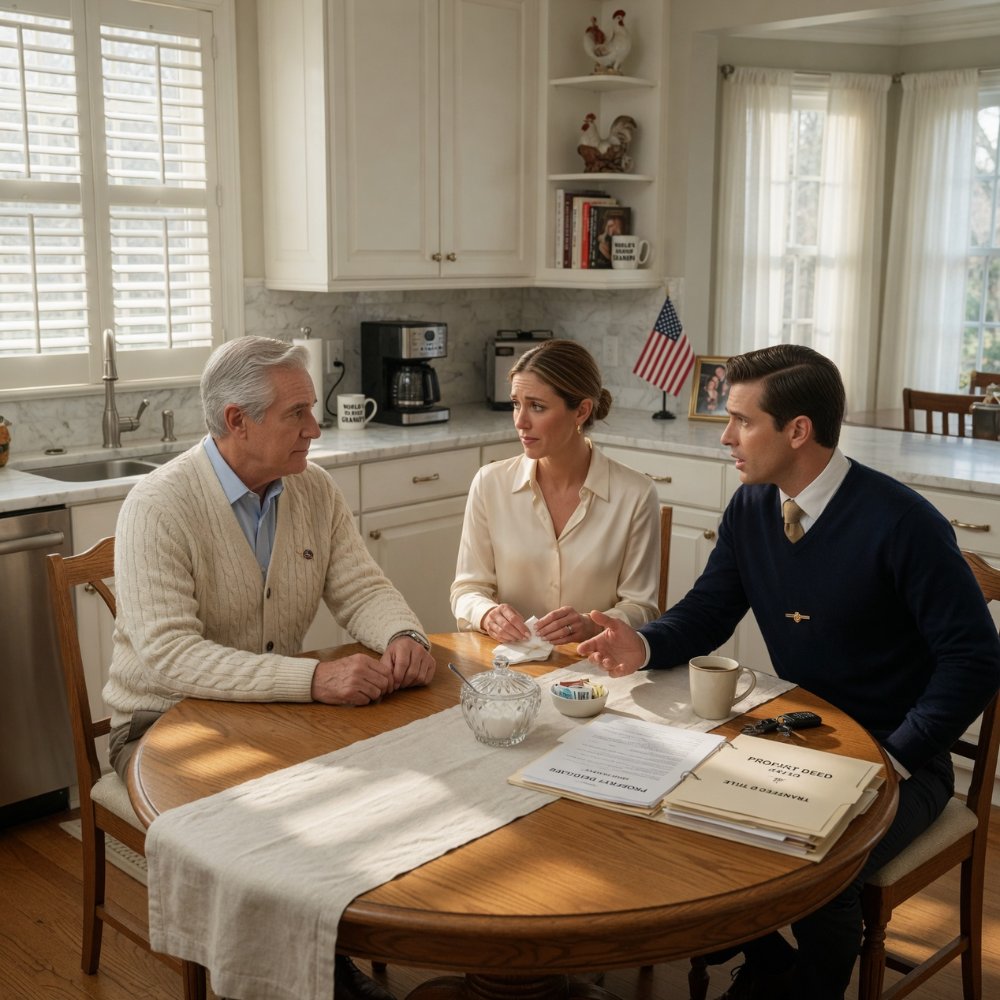 LA-“You live here rent-free!” my son-in-law said. “$1,655 a month — or find somewhere else!” My daughter looked away. I smiled, opened my folder, and said, “Let’s talk about whose name is on that deed.”