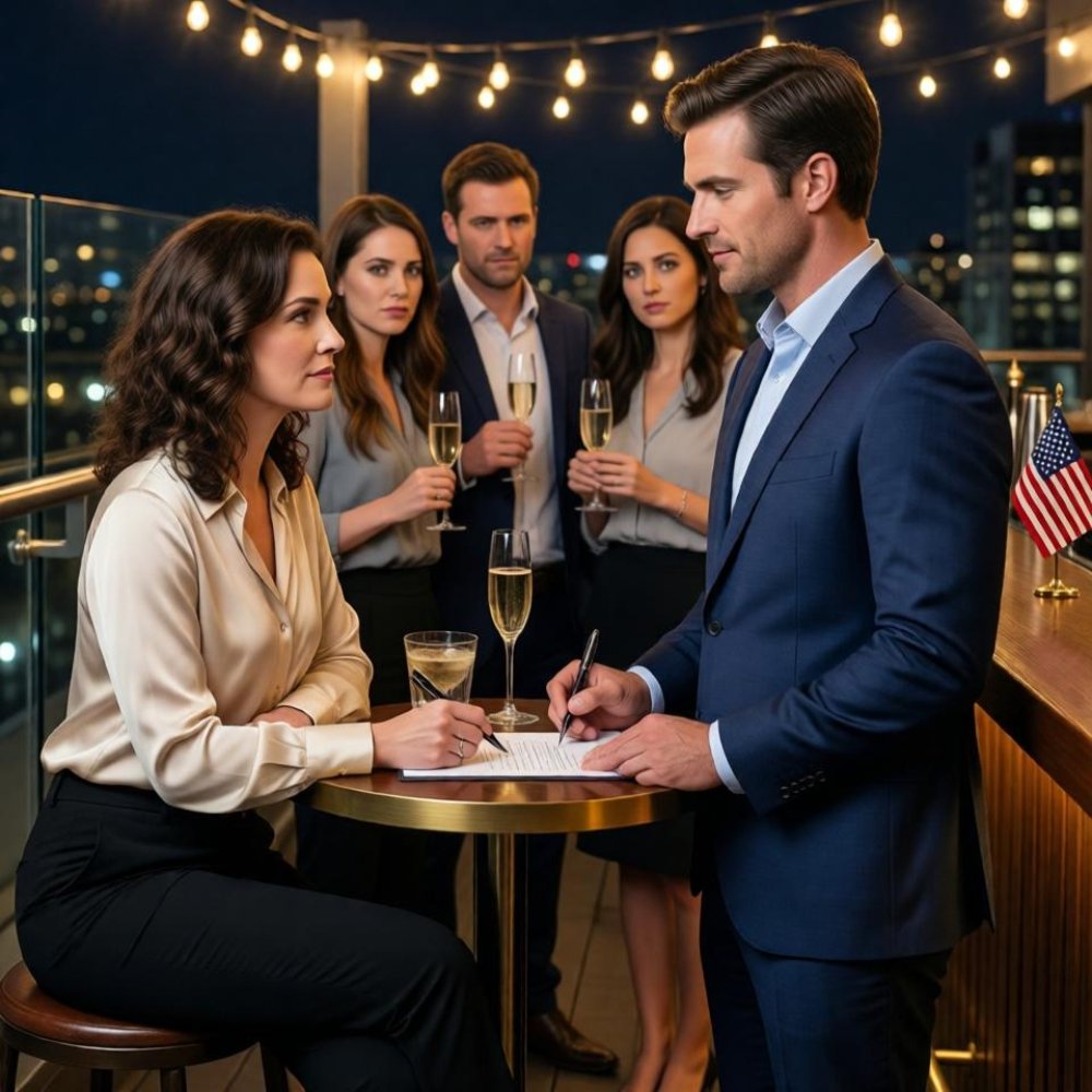 LA-My husband demanded a divorce right at his promotion party… while his colleagues were raising their glasses to celebrate. I calmly signed the papers. Then softly said: you have no idea… what you just did. One month later…