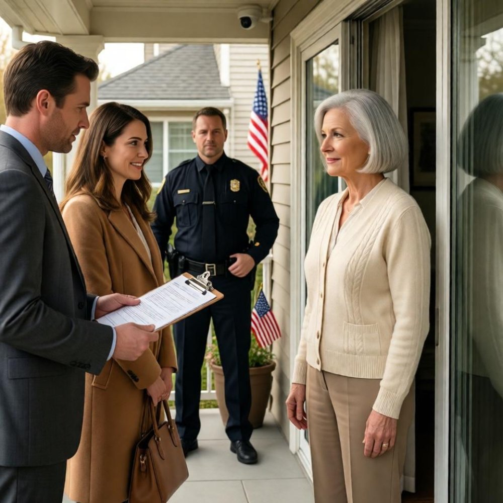 LA-My daughter-in-law cut me from the family reunion, so i bought my own home. when she showed up with an assessor to value it, they thought i was alone. they had no idea i already had a lawyer, cameras, and a deputy on my side.