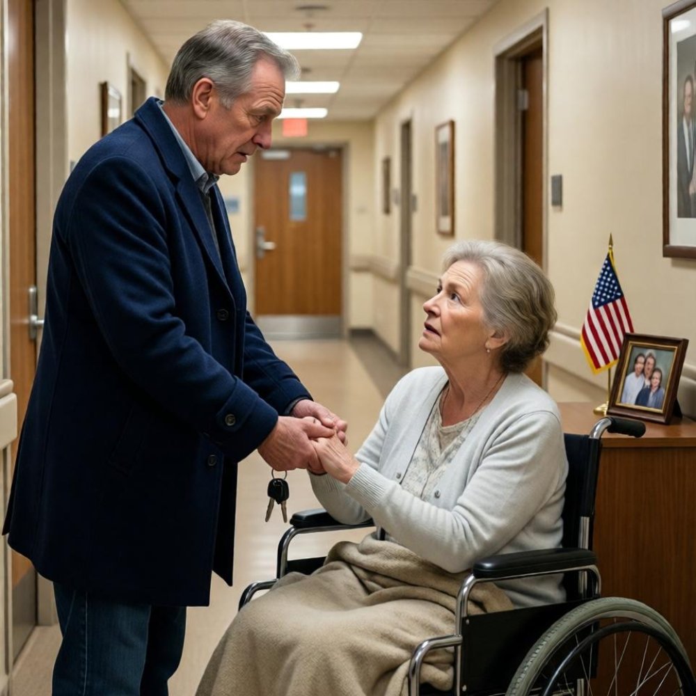 LA-My brother was dying in hospice. Across the hall, an old woman had no visitors. I brought her muffins and talked with her. The night before my nephew arrived, she grabbed my arm and whispered: “Drive home tonight if you can.”