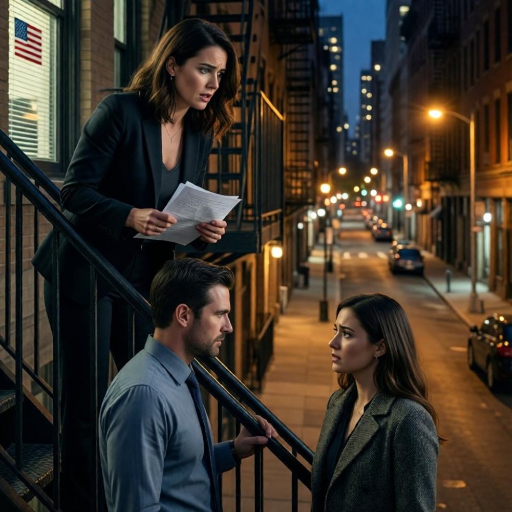 LA-I stood in the office until night. the cleaning lady got a strange look at me several times, and as she left, she left a note unnoticed: “go home by the fire escapes.” so i did — and came away from what i saw…
