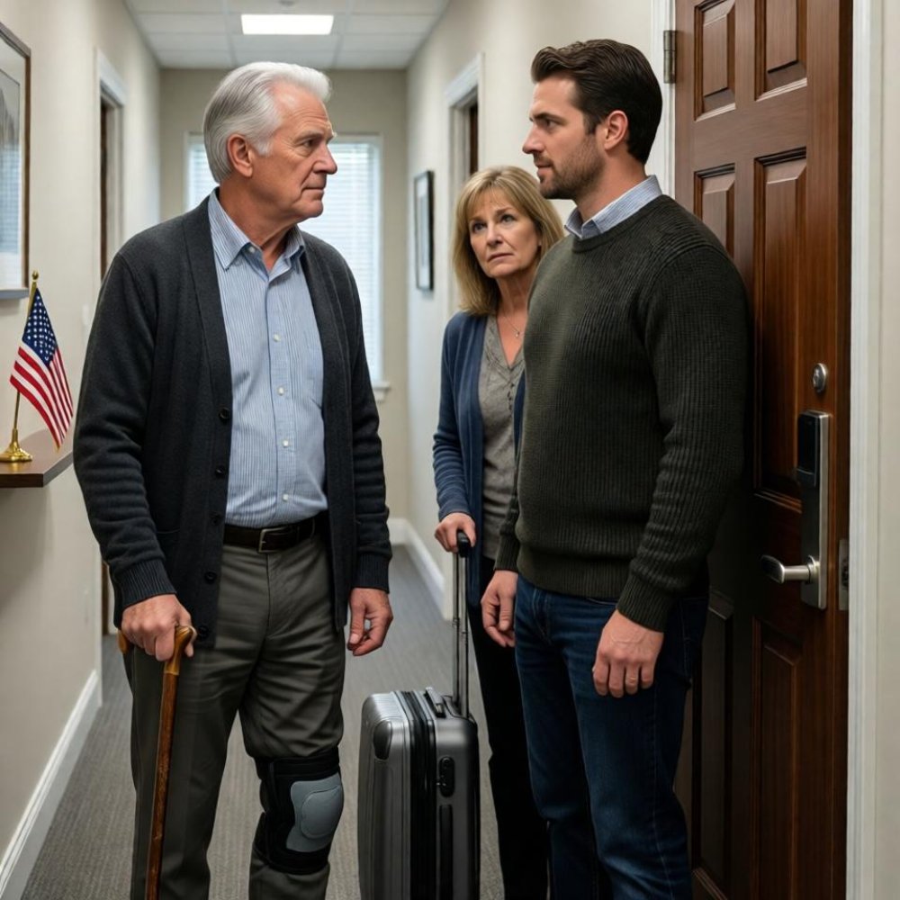 LA-I came home from knee surgery and found my office locked. my son-in-law said, “my mother needed the room. your stuff is in storage.” i looked him in the eyes and said, “then you can join it.” it was time to show him whose house this really was.