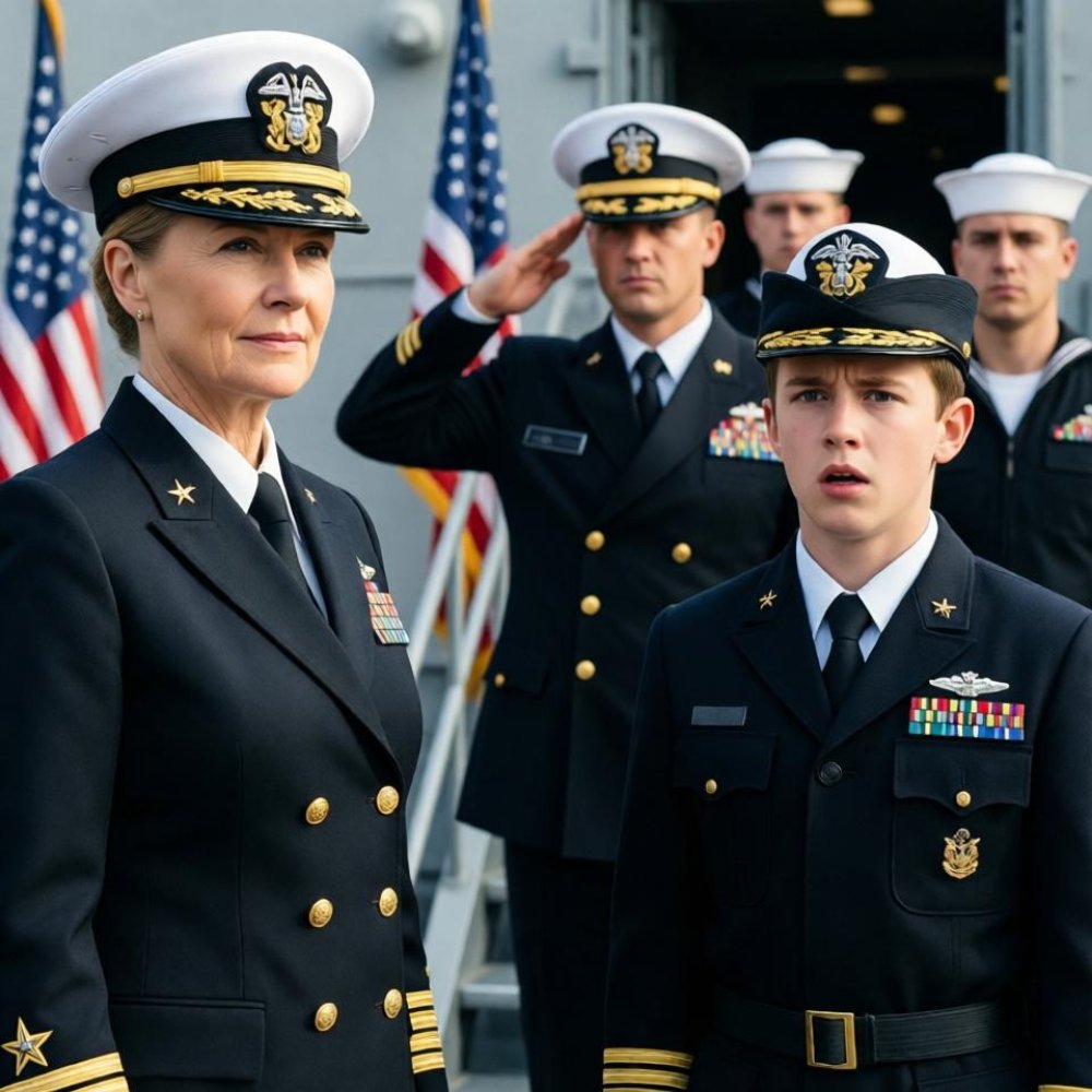 LA-“Playing dress-up?” my Navy brother laughed at the naval base — his admiral’s five words silenced him.
