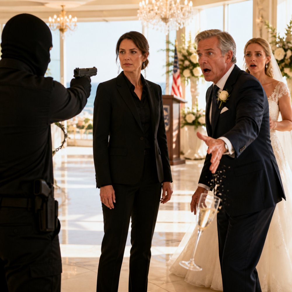 LA-“She’s just our babysitter,” my parents told wedding guests, making me invisible. Then a gunman locked eyes and said: “That’s Margaret Clarke — UN tactical lead!” Dad dropped his champagne glass.