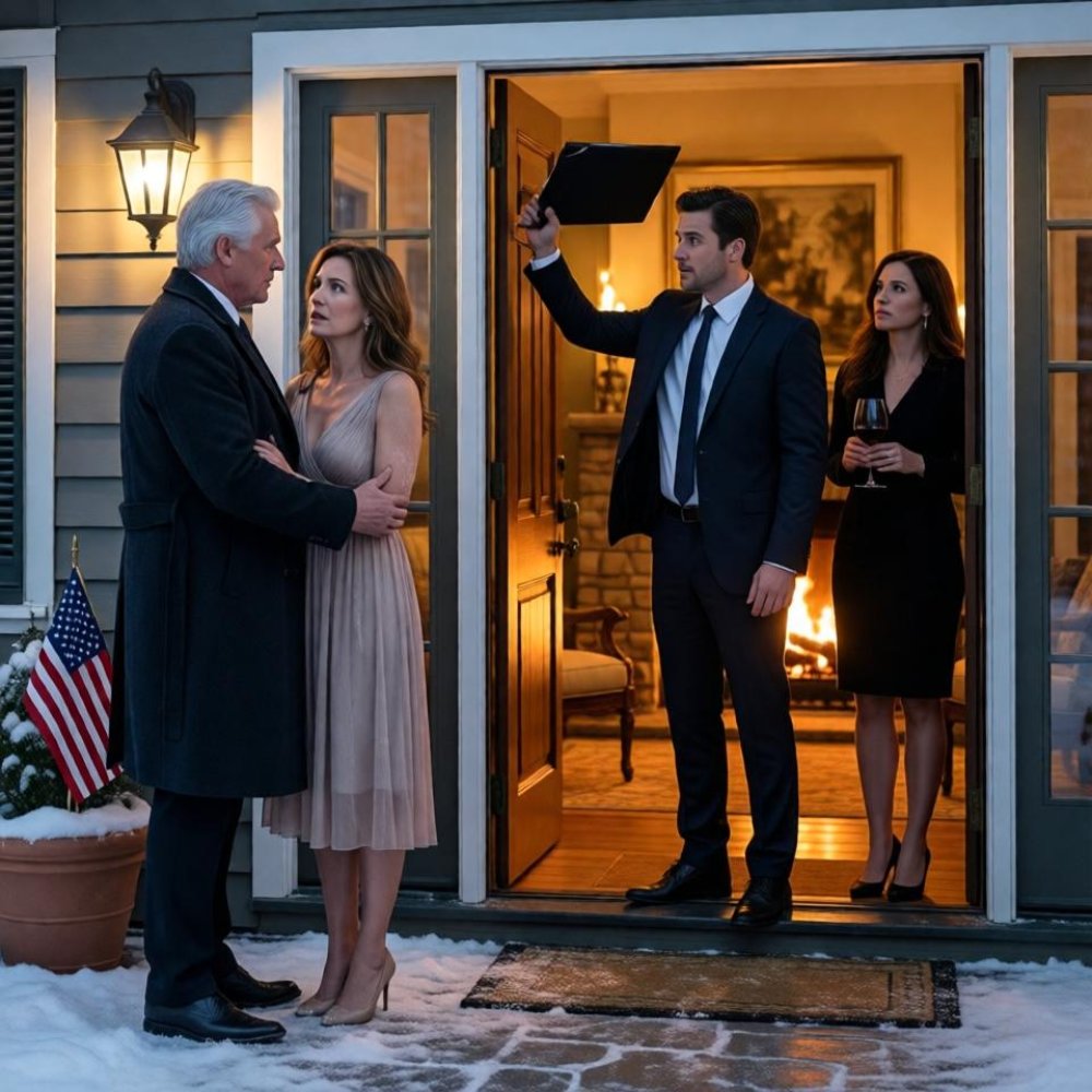 LA-I drove for hours to my $45 million mansion only to find my wife shivering on the cold porch. they claimed it was “health management” after she spilled some wine, but they didn’t realize i still held the one thing that could make them collapse into utter, desperate chaos.