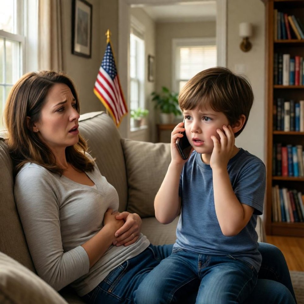 LA-When my husband cracked my ribs and walked out the door, my 5-year-old son picked up my phone with shaking hands and whispered, “this is what grandpa is for.” then he called and said, “grandpa… come now. mama can’t breathe.” every mother needs to hear this.