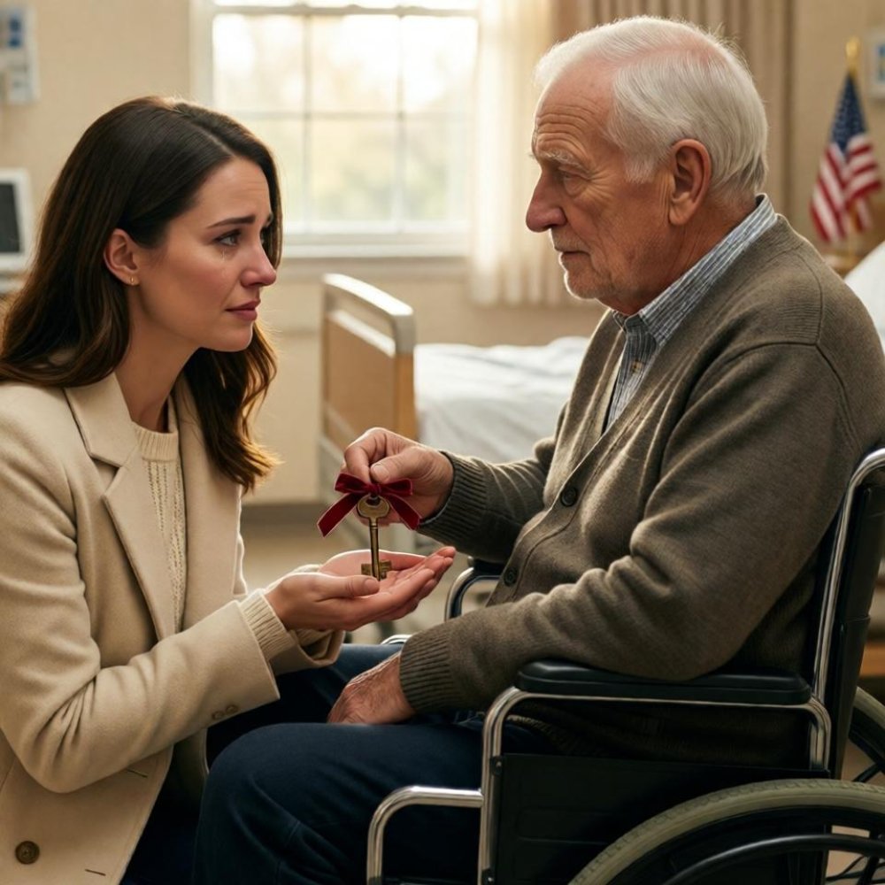 LA-I saw my ex-husband’s father abandoned in a nursing home. Out of compassion, I went every week to take care of him. Two months later, he handed me something that made me burst into tears.