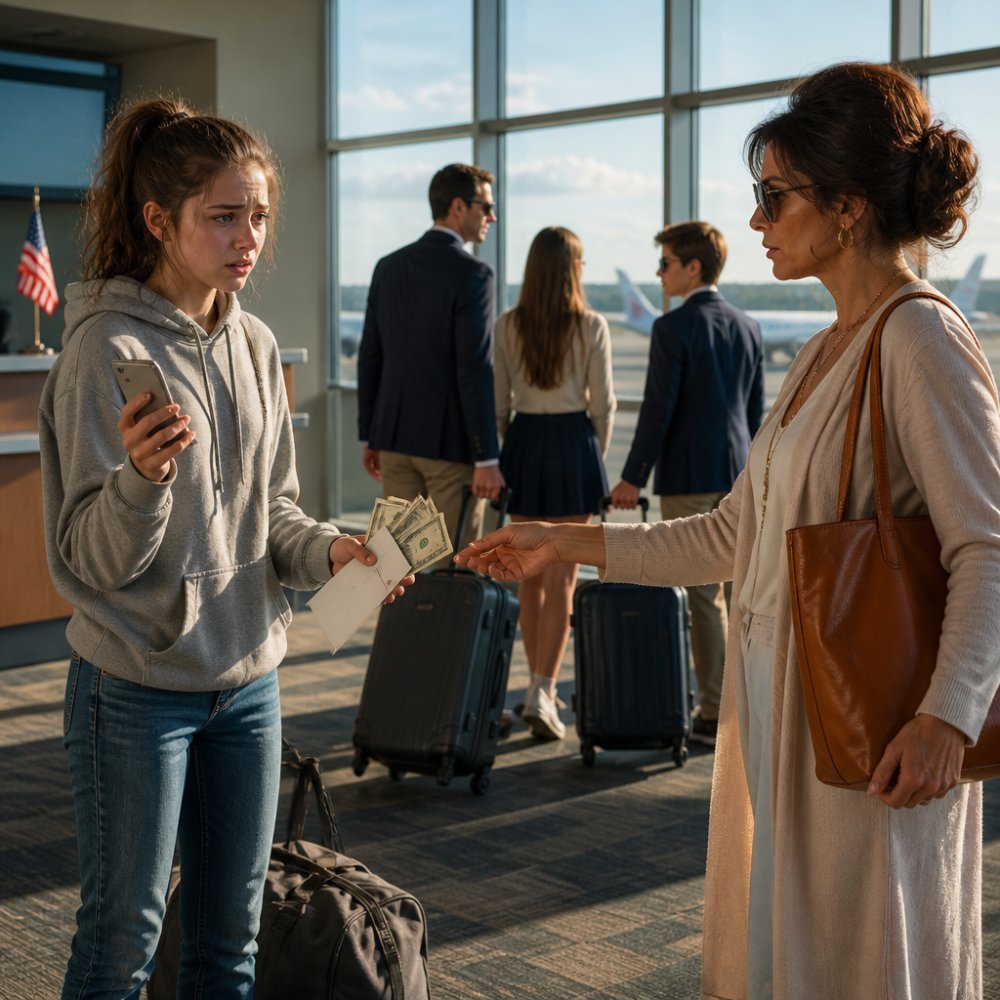 LA-My mother abandoned me at the airport when i was 16 to enjoy a vacation with her new husband and his kids. “you can figure it out,” she shrugged. I did — by calling my estranged father, who arrived in a private jet. When she got back, she found my room empty and a legal notice waiting…