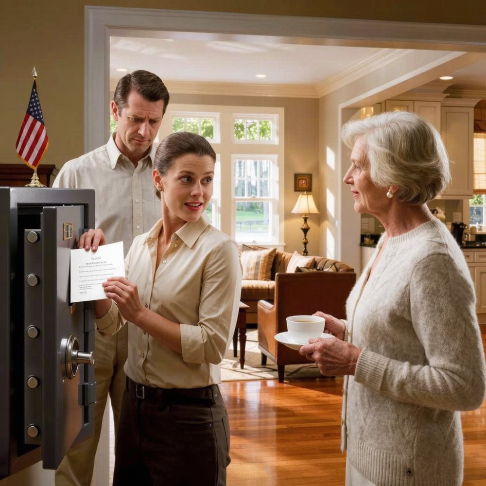 LA-My daughter-in-law said, “you have two days to get out of the house.” I said nothing and walked away. When she opened the safe, she froze—then called me nonstop for 30 minutes. “don’t… the lawyer… the documents… please…”
