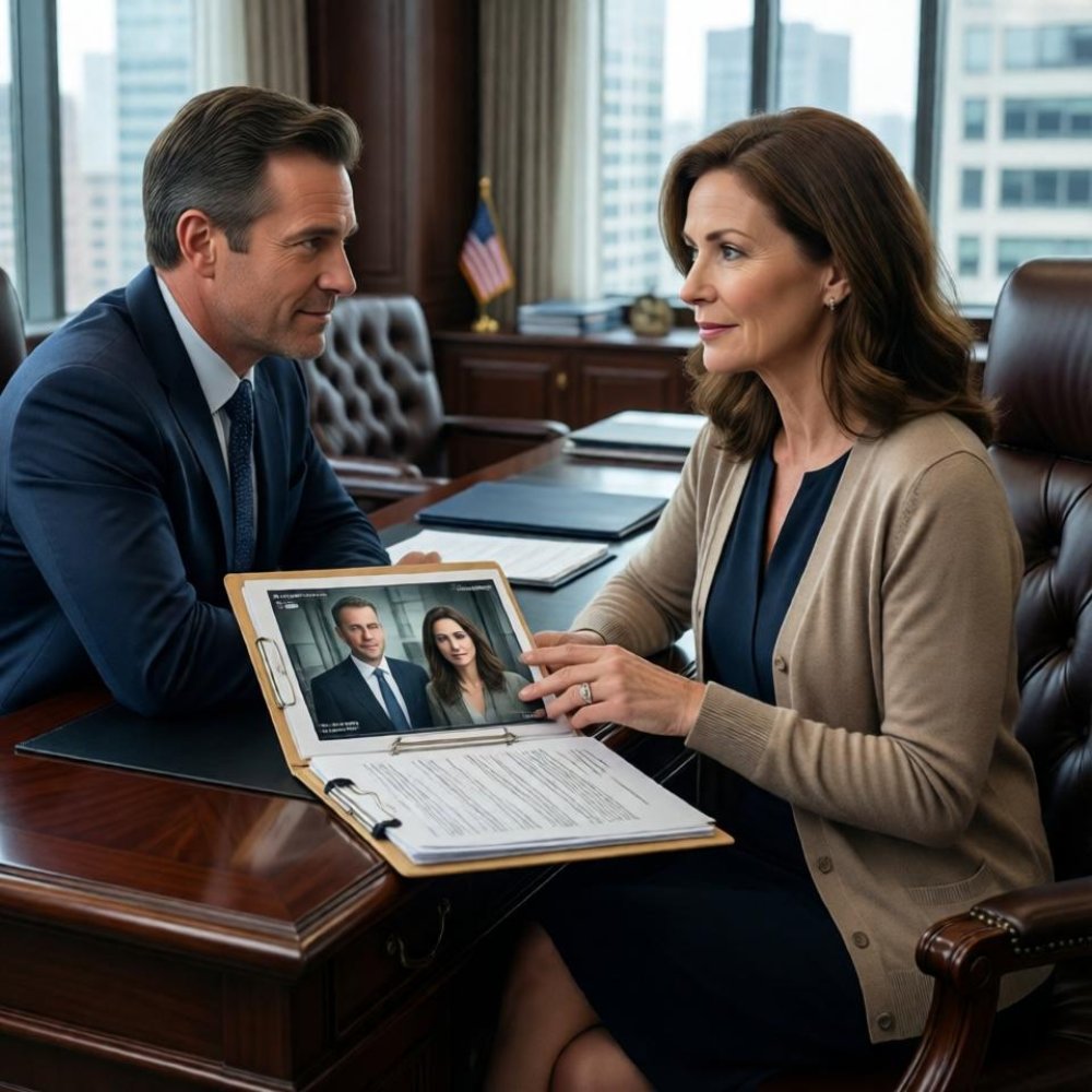LA-After my husband passed away at a construction site, his wealthy boss called me saying “i found something, come alone to my office and don’t tell your son, he’s dangerous”. But i secretly told my son. When i got there and saw what he showed me, i froze, because my husband was..