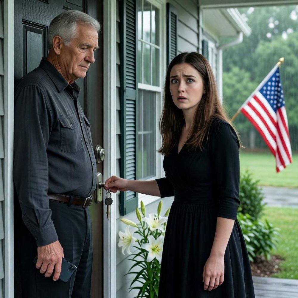 LA-“You have 24 hours to leave.” My stepdaughter said that to me right after her mother’s funeral. She had no idea this “poor” old man owned a company worth $128 million. I simply nodded and called my lawyer. By that evening, her key no longer worked.