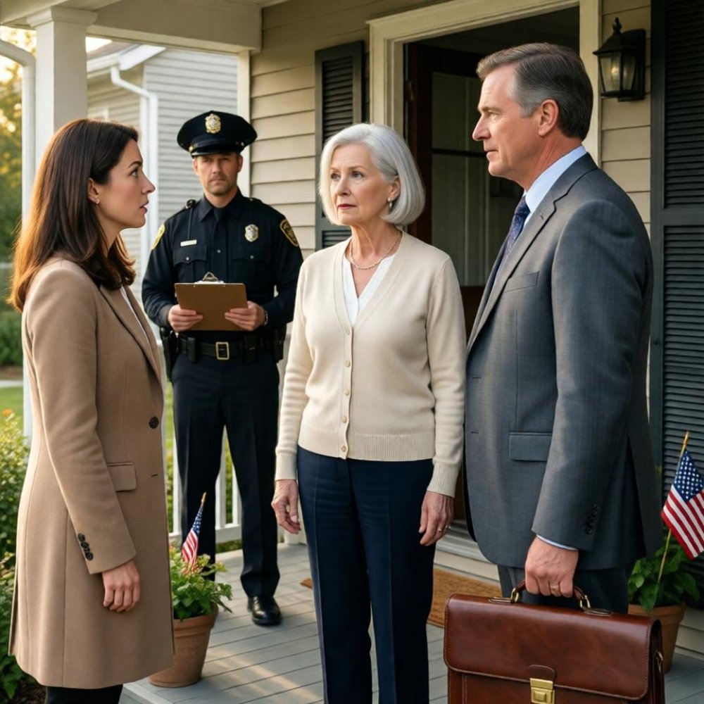 LA-My DIL cut me from the family reunion, so I bought my own home. When she showed up with an assessor to value it, they thought I was alone. They had no idea I had a lawyer, cameras, and a deputy on my side.