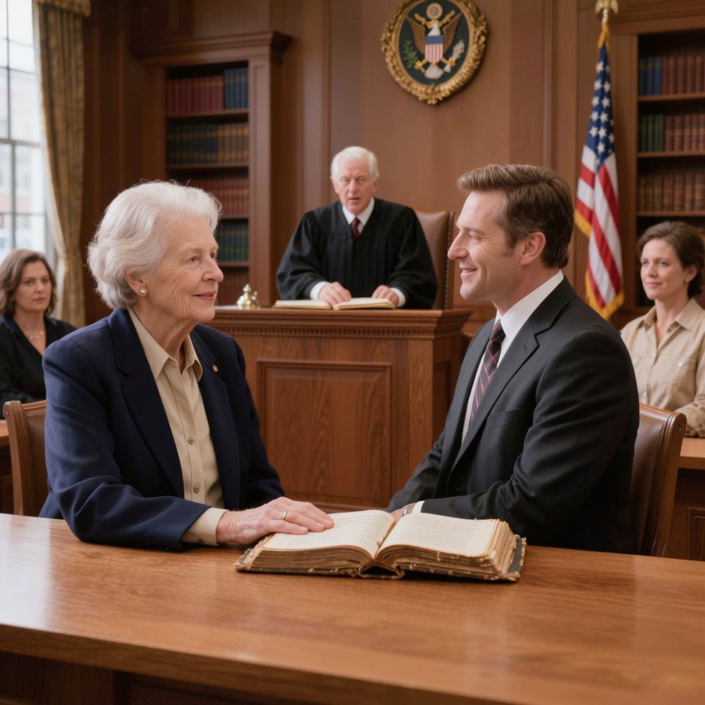 LA-When i sat down at the hearing, my son smirked and his wife looked away. The judge went pale, his hand shaking as he whispered, “my god. is that really the ledger?” Nobody in that room knew who i really was until that moment.