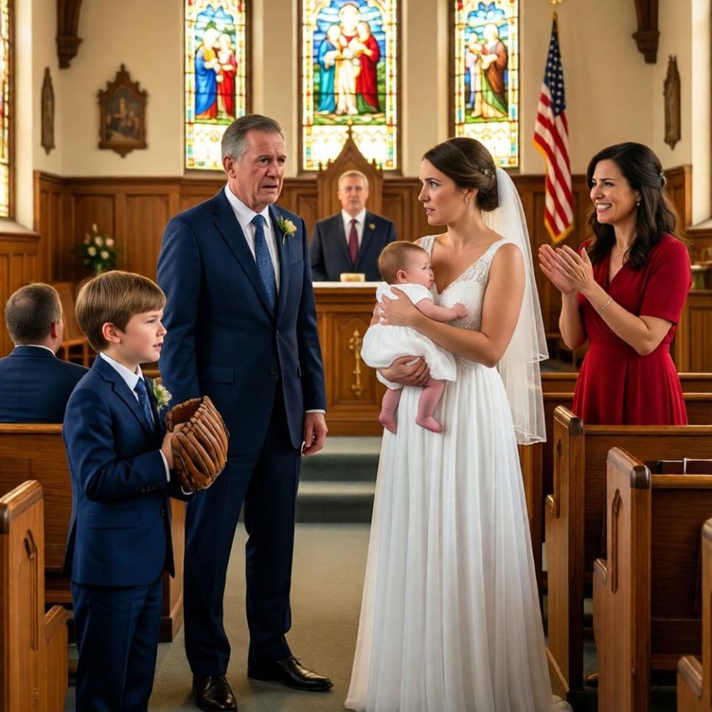 LA-At my baby’s christening, my sister clapped loudly. “at least this child won’t grow up fatherless like the last one.” everyone laughed. my father said, “some women never learn.” then my 7-year-old son stood up, trembling. “grandpa… should i tell them what you made me promise to keep secret?” the church gasped.