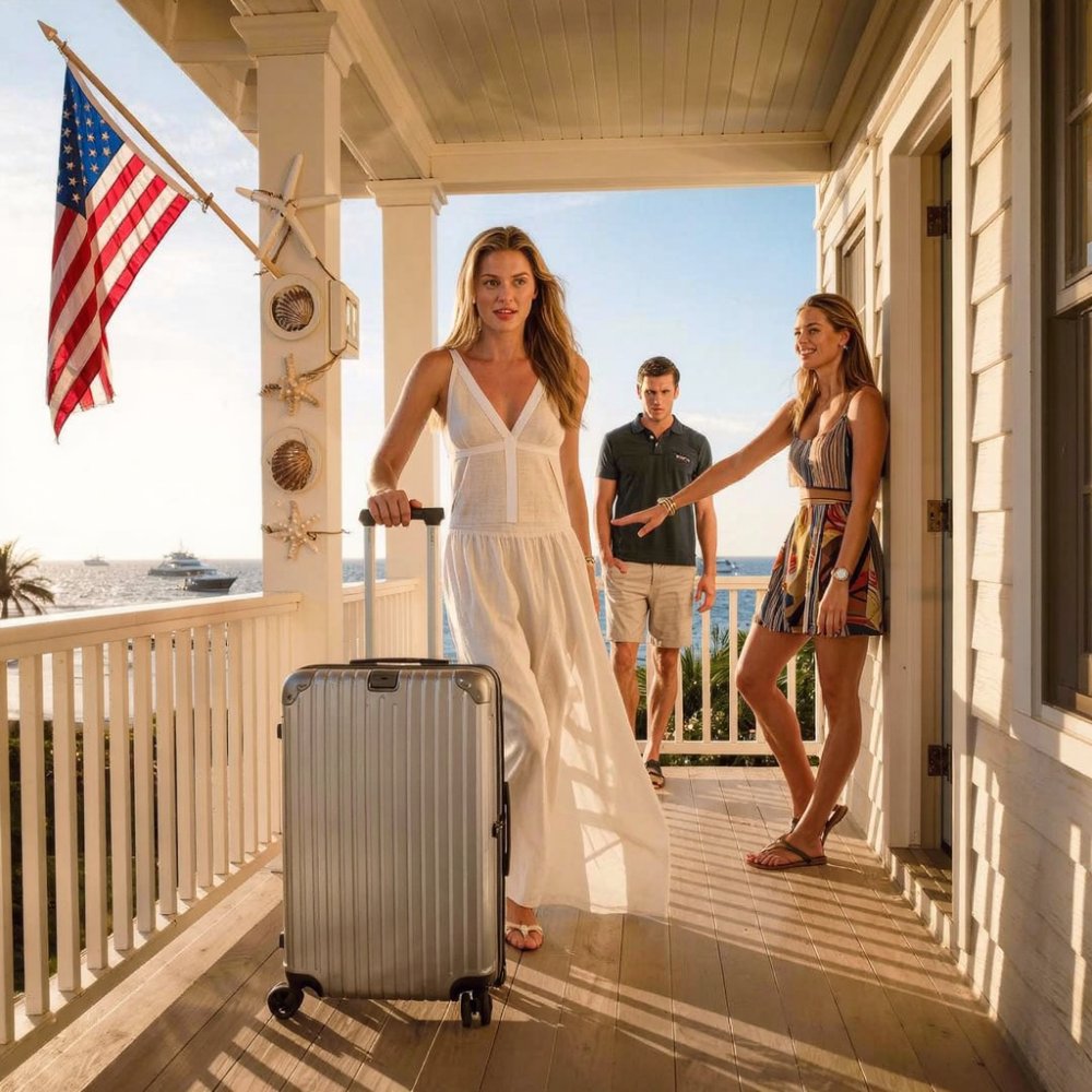 LA-My boyfriend’s secret ex showed up at our beach vacation rental: “surprise! i’m staying here too—we had this booked for months!” He claimed he “forgot to mention it.” I said, “no problem.” Then i packed my bags, checked into the resort next door alone, and posted my vacation photos. When he knocked on my door at midnight…