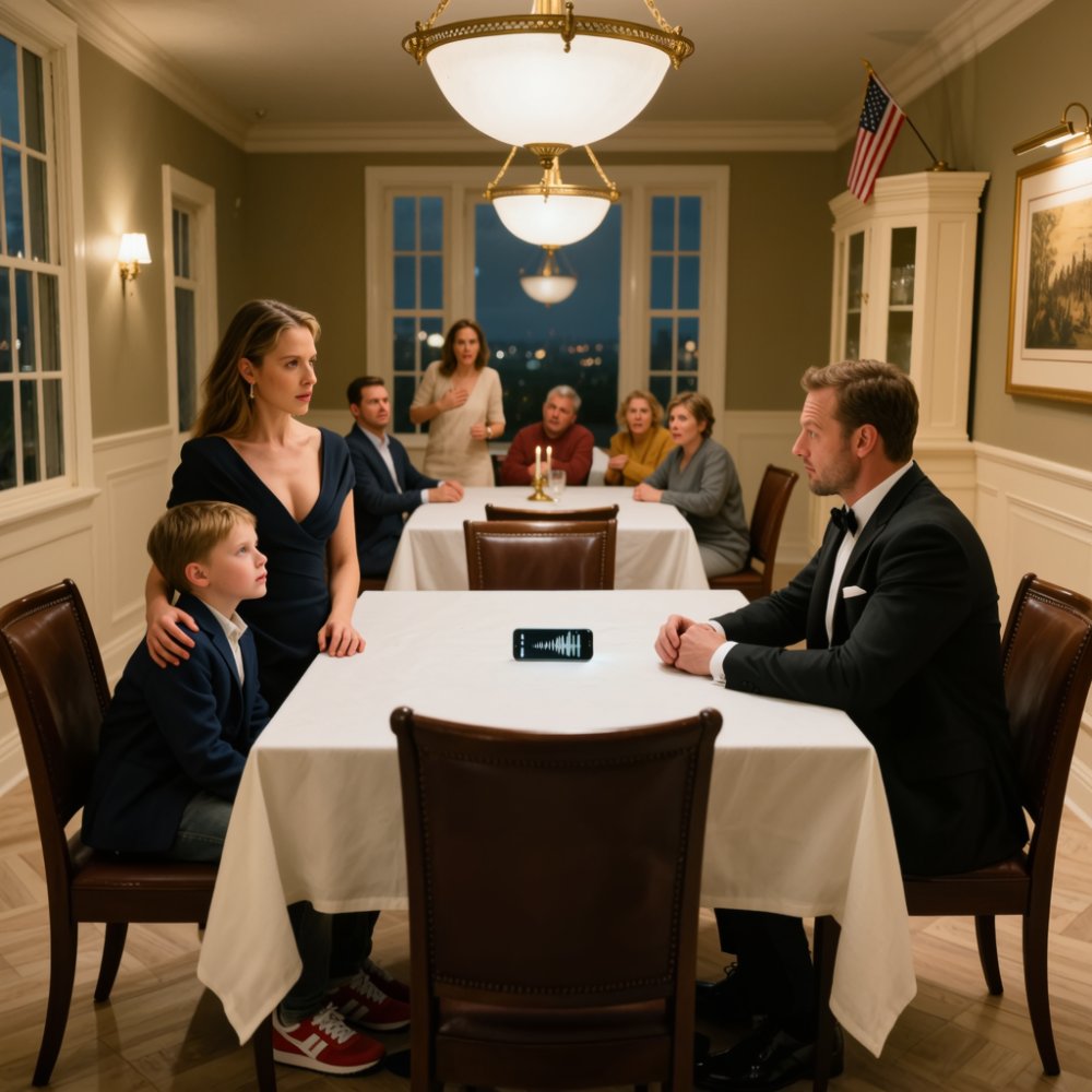 LA-At my son’s birthday dinner, my brother-in-law said, “it’s ridiculous—how could he wear such clothes? he never had any taste.” My son’s cousin laughed. I didn’t stay silent, but asked for quiet and said something that made my husband’s parents panic…