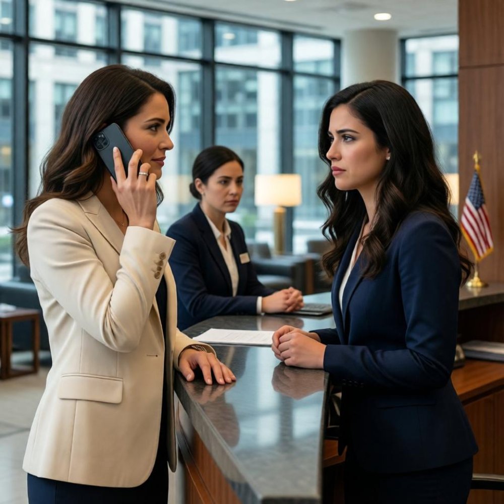 LA-She humiliated me in front of my entire staff, then said my husband made her VP. I calmly called my husband: “Your girlfriend just told everyone she runs my firm. Come explain that.”