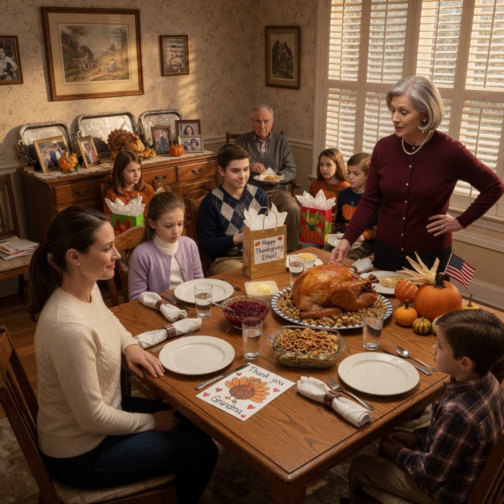 LA-At thanksgiving, my parents gave gifts to “grandkids who make us proud.” My kids got nothing. My nephew smirked: “guess they just aren’t worthy.” I took my kids and walked out. At home, i texted: “don’t invite us again. We’re not your joke. Your ‘gift’ is on the way.” Seconds later, my phone exploded. Mom, dad, sister… calling nonstop.