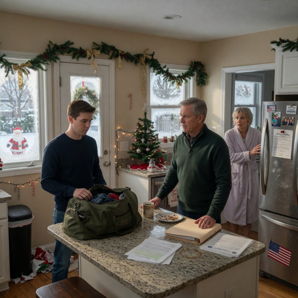 LA-At christmas dinner dad announced: “you’re a burden, and you can’t live with us anymore.” The next day, when i packed my things and told them i was stopping paying the bills, dad…