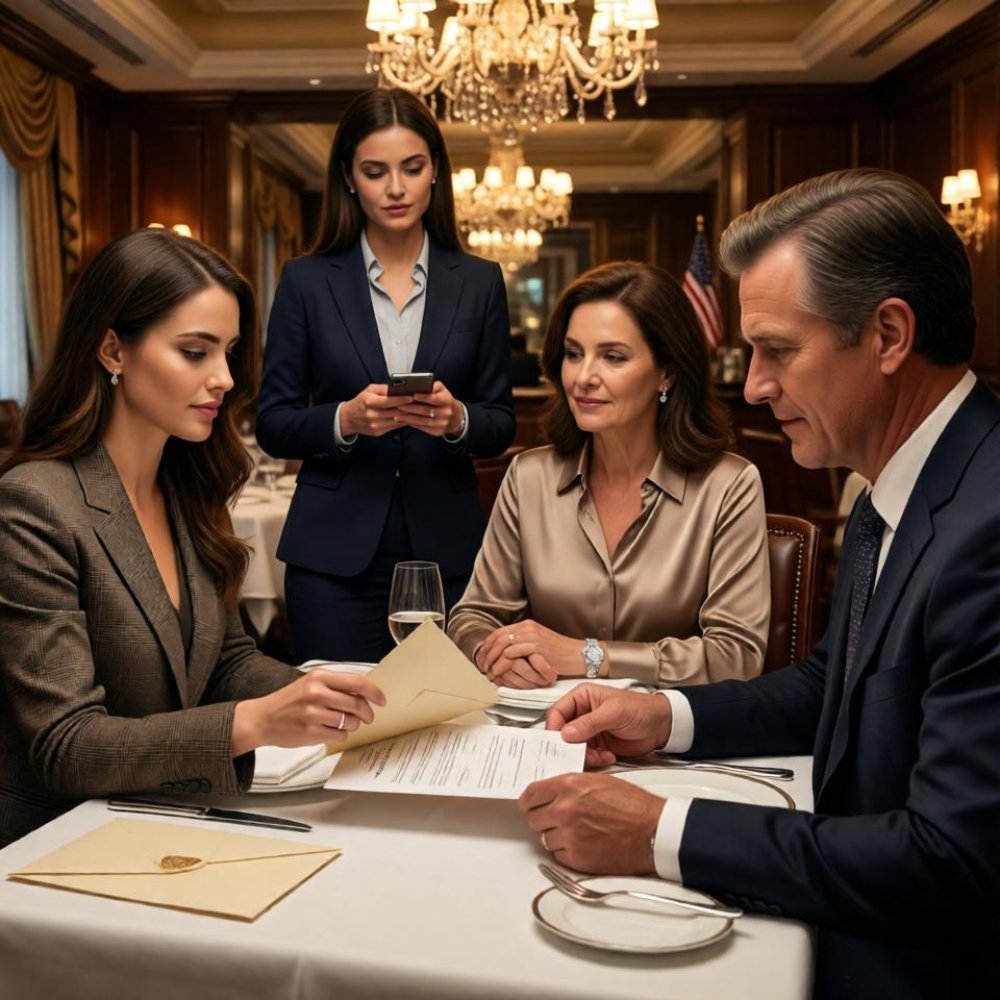 LA-My hands didn’t shake as I read their disownment letter at the five-star restaurant. My sister’s phone recorded my expected breakdown. My parents watched with satisfied eyes. Then I reached for my own envelope. They wanted my breakdown… but they weren’t ready for what came next.