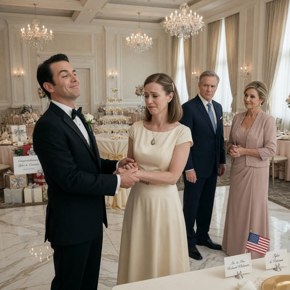 LA- My brother dragged me to meet his fiancée’s multimillionaire father at the wedding, smirking: “this is our family failure.” My parents added, “we don’t brag about her.” The man looked at me, froze, then said quietly, “so it’s you… this is unexpected…”