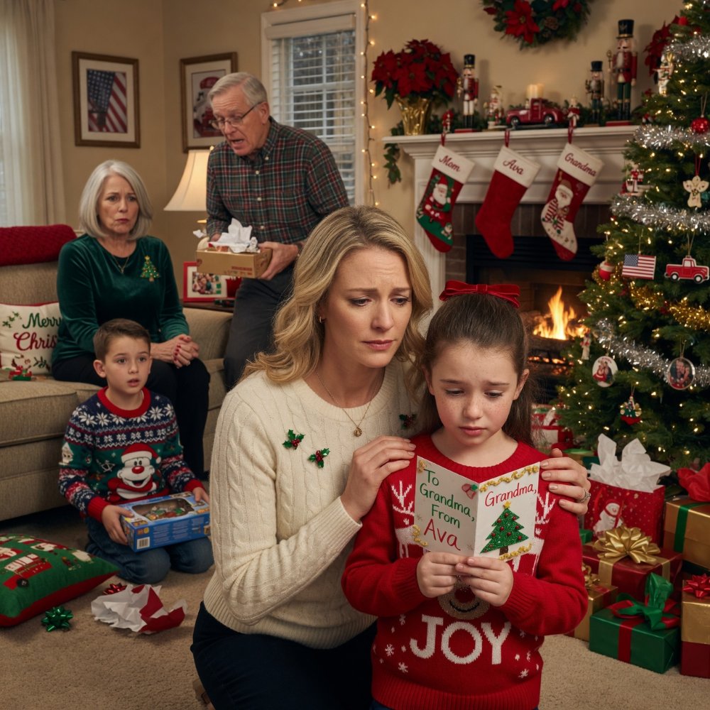 LA-My parents were handing out Christmas gifts to all the grandkids. When it came to my daughter, they said, “Oh, looks like we forgot one,” and laughed as they gave her gift to my sister’s son “just to be fair.” My daughter stayed silent. My parents laughed — until I…
